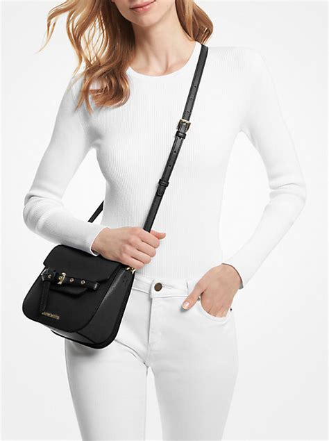 michael kors small leather crossbody